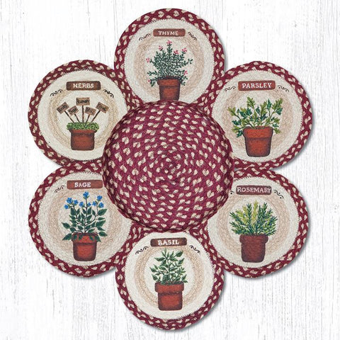 Herbs Trivets Set-Lange General Store