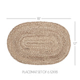 Hickory Grove Braided Placemat Set-Lange General Store