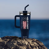Hold Fast 76 Flag Stainless Steel Mug 40 oz.-Lange General Store