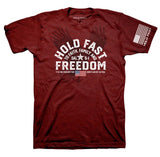 Hold Fast Freedom Eagle Crest T-Shirt-Lange General Store