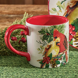 Holiday Cardinal Love Mug Set-Lange General Store