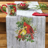 Holiday Cardinal Love Table Runner 54"-Lange General Store