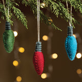 Holiday Lights Felt Ornament Set of 12-Lange General Store