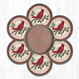 Holly Cardinals Trivets Set-Lange General Store