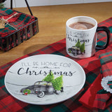 Home For Christmas Salad Plates-Lange General Store