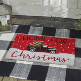 Home For Christmas Truck Door Mat-Lange General Store