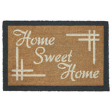 Home Sweet Home Charcoal Rectangle Door Mat-Lange General Store