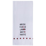 I Love U Alphabet Towel-Lange General Store