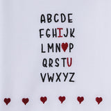 I Love U Alphabet Towel-Lange General Store