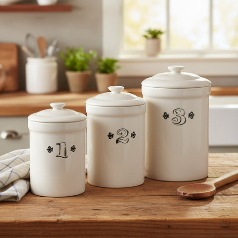Ironstone Canister Set-Lange General Store