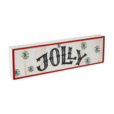 Jolly Snowflake Block Sign-Lange General Store