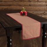 Jonathan Plaid Ruffled Table Runners-Lange General Store