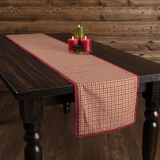 Jonathan Plaid Ruffled Table Runners-Lange General Store