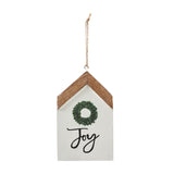 Joy Wreath Hanging Ornament-Lange General Store