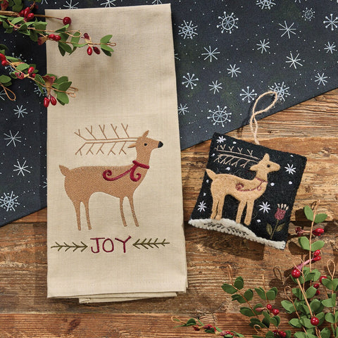 Joyful Deer Dishtowel-Lange General Store