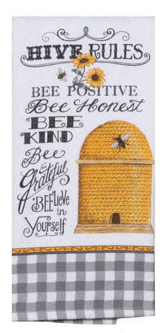 Just Bees Hive Rules Terry Towel-Lange General Store