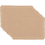 Jute Burlap Natural Placemat - Set of 6-Lange General Store