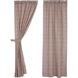 Kaila Floral Long Panel Curtains-Lange General Store