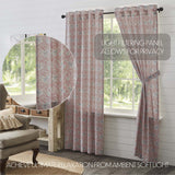 Kaila Floral Long Panel Curtains-Lange General Store