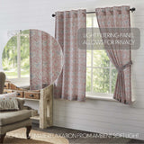 Kaila Floral Short Panel Curtains-Lange General Store