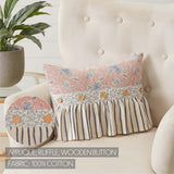 Kaila Ruffled Pillow-Lange General Store