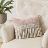 Kaila Ruffled Pillow-Lange General Store