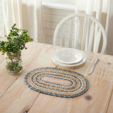 Navy Rose Braided Placemat - Lange General Store