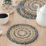 Kayley Braided Trivet 8" Set of 3
