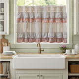 Kayley Ticking Blue Ruffled Tiers-Lange General Store