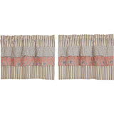 Kayley Ticking Blue Ruffled Tiers-Lange General Store