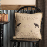 Kettle Grove Believe and Receive Pillow 18"-Lange General Store