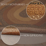 Kettlehurst Collection Braided Rugs - Oval