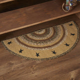 Kettlehurst Collection Jute Rugs - Oval Stars-Lange General Store