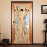 Kettle Grove Crow Door Panel Curtain-Lange General Store