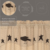 Kettlehurst Crow Short Panel Curtains