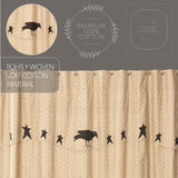Kettlehurst Crow and Star Shower Curtain