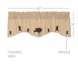 Kettlehurst Crow and Star Valance-Lange General Store