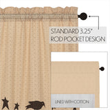 Kettlehurst Crow and Star Valance-Lange General Store