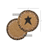 Kettlehurst Star Braided Coasters-Lange General Store