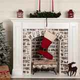 Chenille Christmas Boot Stocking-Lange General Store