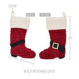 Kringle Chenille Boot Stocking-Lange General Store