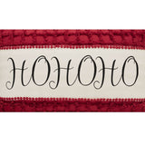 Kringle Chenille Christmas Ho Ho Ho Pillow-Lange General Store