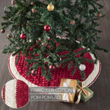 Kringle Chenille Christmas Tree Skirt-Lange General Store