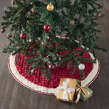 Kringle Chenille Christmas Tree Skirt-Lange General Store