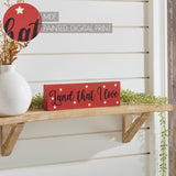 Land That I Love w/White Stars Block Sign-Lange General Store