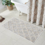 Lattice Oatmeal Bath Mat-Lange General Store