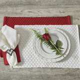 Lattice Red Placemats-Lange General Store