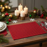 Lattice Red Placemats-Lange General Store