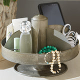 Lazy Susan Galvanized Organizer-Lange General Store