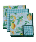 Lemon Zesty Earth Cloths Set of 3-Lange General Store